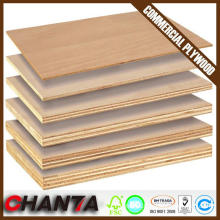 Linyi E0 madera de contrachapado de pino completo material de decoración